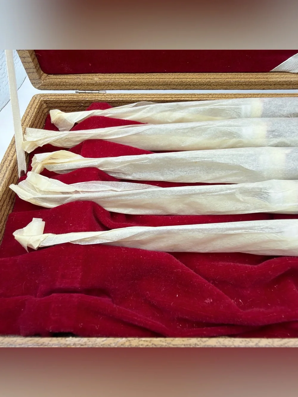 Eldan Vintage Set of 6 Hollow Ground Stainless Steel Steak Knives From JAPAN